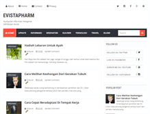 Tablet Screenshot of evistapharm.com